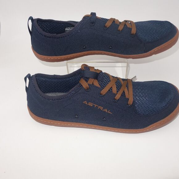 NEW Astral Loyak Men's 10 Shoes Navy Blue & Brown Water Barefoot Minimalist - Picture 2 of 8